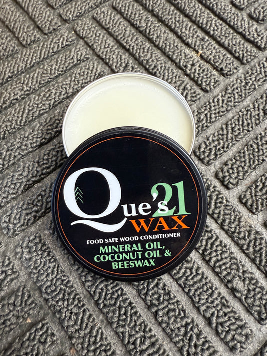 Que’s Wax wood conditioner